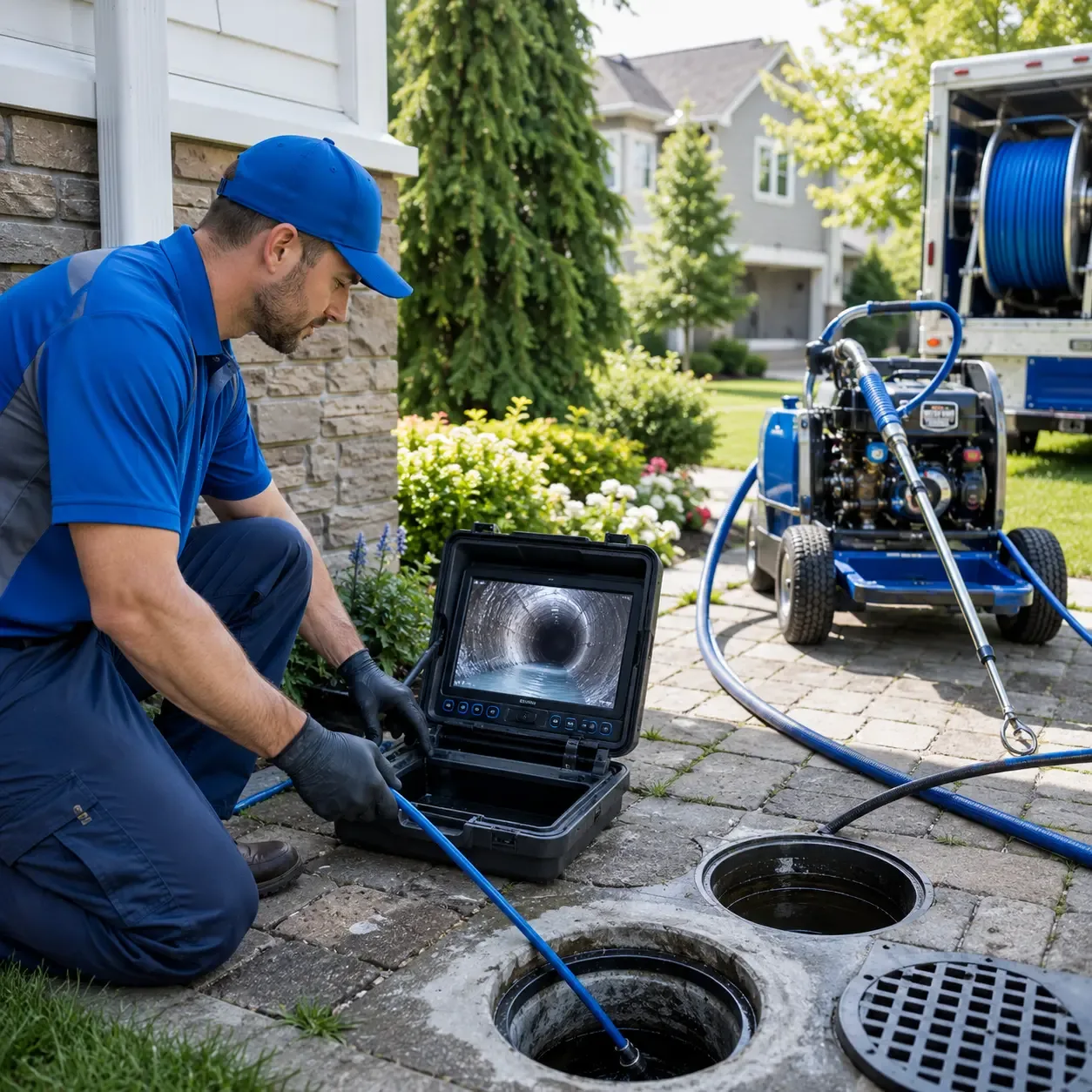 Outdoor drain cleaning professionals serving Bowmanstown, PA